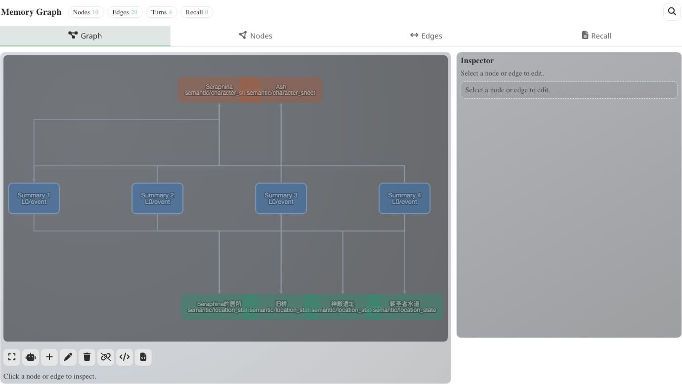 Robot button in the graph viewer toolbar